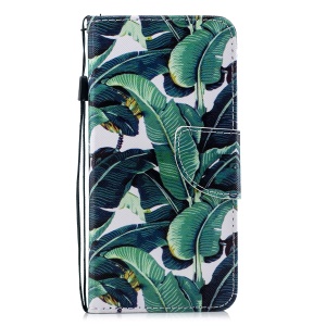 Pattern Printing Cross Texture Leather Wallet Prot
