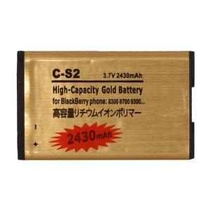 C-S2 Battery for BlackBerry 9330 9300 8520 8700 8320 8310 8300 2430mAh (high capacity)