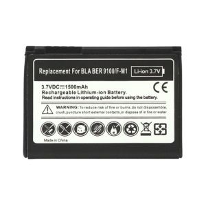 BlackBerry Battery for BlackBerry Pearl 3G 9100 9105 Style 9670 1500mAh F-M1