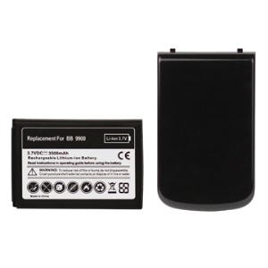 BlackBerry Bold 9900 Extended Battery Replacement w/ Battery Cover 3500mAh