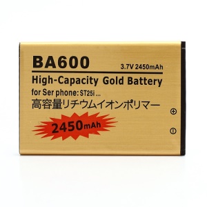 BA600 Battery Replacement for Sony Xperia U ST25i Kumquat 2450mAh (high capacity)