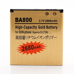 BA800 Battery Replacement for Sony Xperia S LT26i LT26a 2680mAh (high capacity)