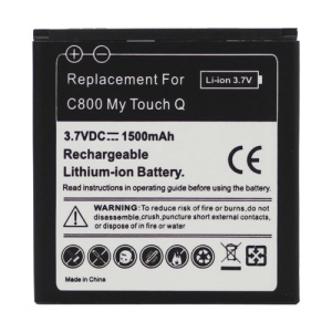 T-Mobile LG C800 MyTouch Q Battery Replacement 1500mAh