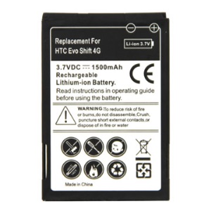 1500mAh Li-ion Rechargeable Battery for HTC EVO Shift 4G