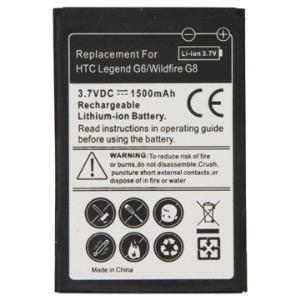 Mobile Phone Battery for HTC Legend G6 / HTC Wildfire G8