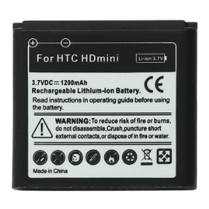 1200mAh Mobile Phone Battery for HTC HD mini T5555