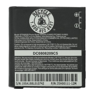 1340mAh DIAM171 Mobile Phone Battery for HTC Touch Pro