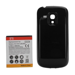 Extended Battery w/ Battery Cover Door for Samsung I8190 Galaxy S III S3 mini 3500mAh