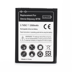 Battery Replacement for Samsung ATIV S i8750 GT-i8750 Omnia Odyssey 2500mAh