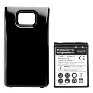 Samsung I9100 Galaxy S II Extended Battery with Special Battery Door Cover (3500mAh)