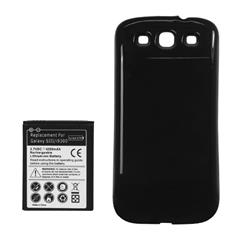 Samsung i9300 Galaxy S iii Extended Battery with Battery Door Cover 4300mAh - Black
