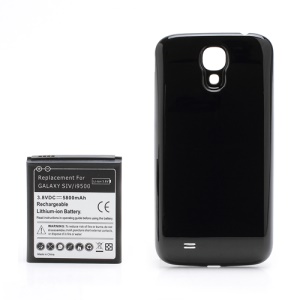Samsung Galaxy SIV S4 i9500 Extended Battery with Battery Door Cover 5800mAh - Black