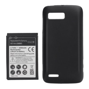 4000mAh Replacement Lithium-Ion Extended Battery with Black Cover for MOTO HW4X MB865 Atrix 2
