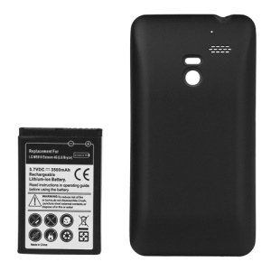 Extended Battery with Battery Door Cover for LG Esteem MS910 (LG Bryce) 3500mAh