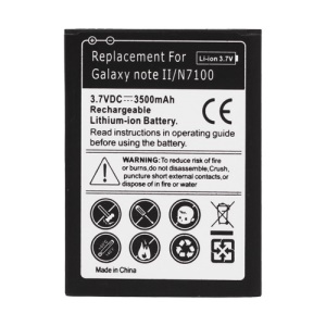 Samsung Galaxy Note II N7100 Battery Replacement 3500mAh