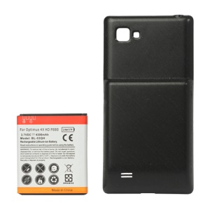 LG Optimus 4X HD P880 Extended Battery with Battery Door Cover 4300mAh 3.7V