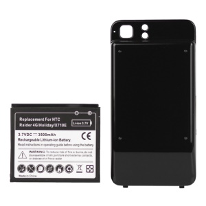 Extended Battery with Battery Cover Door for HTC Raider 4G (HTC Rider / Holiday) 3500mAh G19/x710e