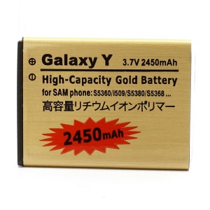 High-Capacity Rechargeable Li-ion Polymer Battery for Samsung Galaxy Y S5360 2450mAh