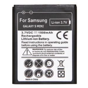 Replacement Li-ion Rechargeable Battery for Samsung Galaxy Mini S5570 / S5750