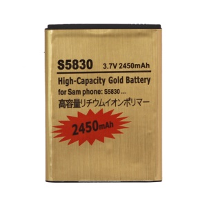 Battery Replacement for Samsung Galaxy Ace S5830 S5660 S5670 S7500 2450mAh High Capacity