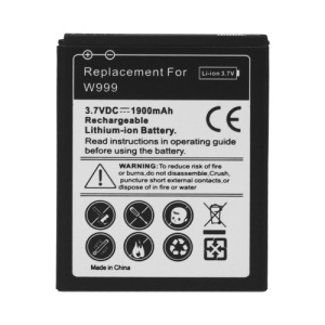 Samsung W999 Battery Replacement 1900mAh, Model: EB445163VU