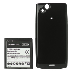 3500mAh Extended Battery with Battery Cover for Sony Ericsson Xperia Arc X12 / Arc S LT18i
