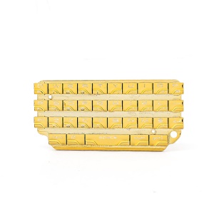 Plating Gold Qwerty Keyboard Keypad for BlackBerry Porsche Design P9981 OEM