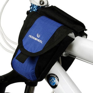 Cycling Bicycle Frame Front Tube Double Bag Pouch for iPhone Smartphones MP3 etc 0.8L Roswheel 12529