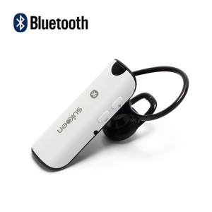 Suicen AX-662 Dual Mic Stereo Bluetooth Headset - White