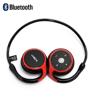 Suicen AX-610 Neckband Wireless Bluetooth V2.1+EDR Stereo Headset with Microphone - Red