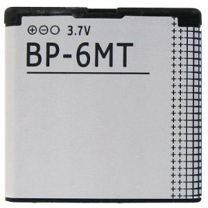 Cell Phone BP-6MT Battery Replacement for Nokia N81 N82 E51 6350 6750