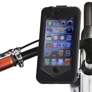 ABS Bike Handlebar Mount Holder Cradle Hard Case for iPhone 5