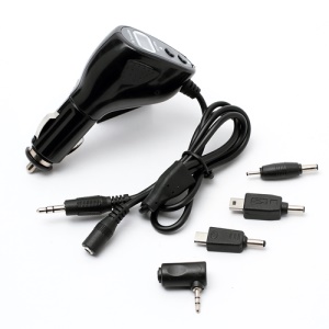 Universal 2 in 1 Car Charger &amp; Stereo FM Transmitter for Mobilephones