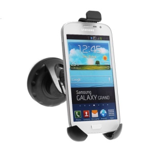 Suction Cup Car Charger Holder for Samsung Galaxy S4 i9500 / Galaxy Note2 N7100 etc, Width: 60-90mm