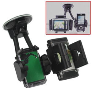 Powerful XP-A8 Double Flexible Car Windshield Mount Holder for GPS PDA Smartphone