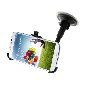 Goose Neck Windshield Car Mount Suction Holder for Samsung Galaxy S IV 4 i9500 i9505