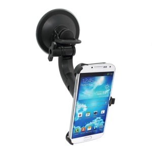 360 Degree Rotation Windshield Car Mount Holder for Samsung Galaxy S IV S4 i9500 i9505 i9502