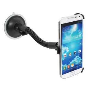 Car Windshield Suction Mount Gooseneck Holder for Samsung Galaxy S IV S4 i9500 i9505 i9502
