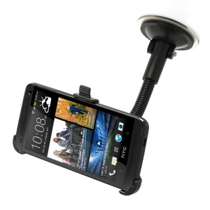 Gooseneck Car Windshield Suction Mount for HTC One M7 801e