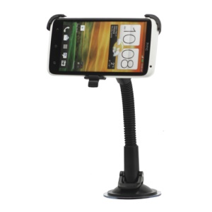 Flexible Car Windshield Mount Holder Cradle for HTC One X / XL