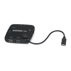 Micro USB OTG Memory Card Reader + Hub for Samsung Galaxy i9500 i9220 i9100 Moto Xoom Nokia C7