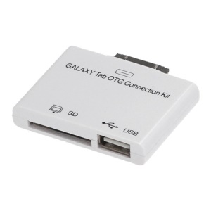 SD Card Reader + USB Hub OTG Camera Connection Kit for iPad Samsung Galaxy Tab
