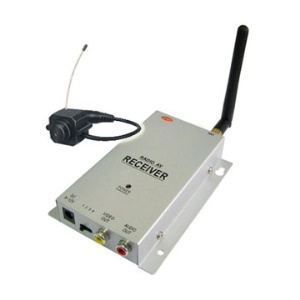 2.4 GHZ Wireless Home Surveillance System w/ World's Smallest Hidden Cameras, Max support 4pcs camera