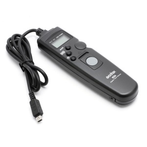 Godox EZB-OP12 LCD Timer Control Shutter Remote Cable for Olympus E510 E520