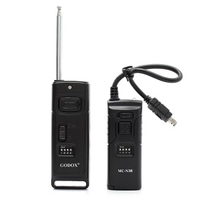 Godox MC-N3R Wireless Remote Shutter Controllor 16 Channels for Nikon D90 D3100 D5100 D7000 D800 Etc