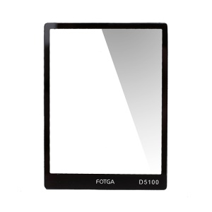 FOTGA Hard Optical Glass LCD Screen Protector Guard for Nikon D5100 DSLR Camera