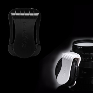 RTRIVR Universal 40.5-77 mm Lens Cap Clip Buckle for DSLR Camera Canon Nikon - Black
