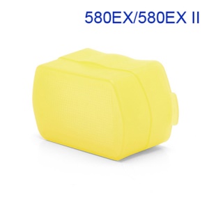 Flash Diffuser for Canon 580EX 580EXII Speedlight - Yellow