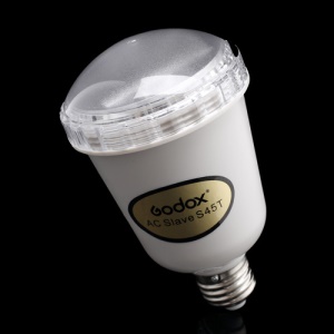 Godox S45T-R Photo Studio Strobe AC Slave Flash Light Bulb E27 45W + Sync Cable for Photography