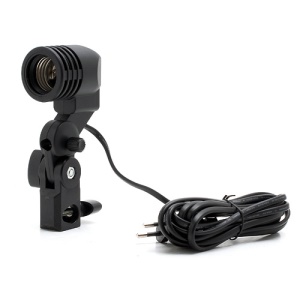 Godox LH-01 AC Slave Light E27 Socket w/ Umbrella Holder Softbox Lightstand Mount